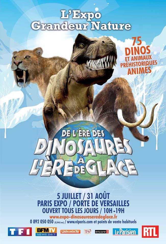 Exposition : De l’ère des Dinosaures à l’ère de glace