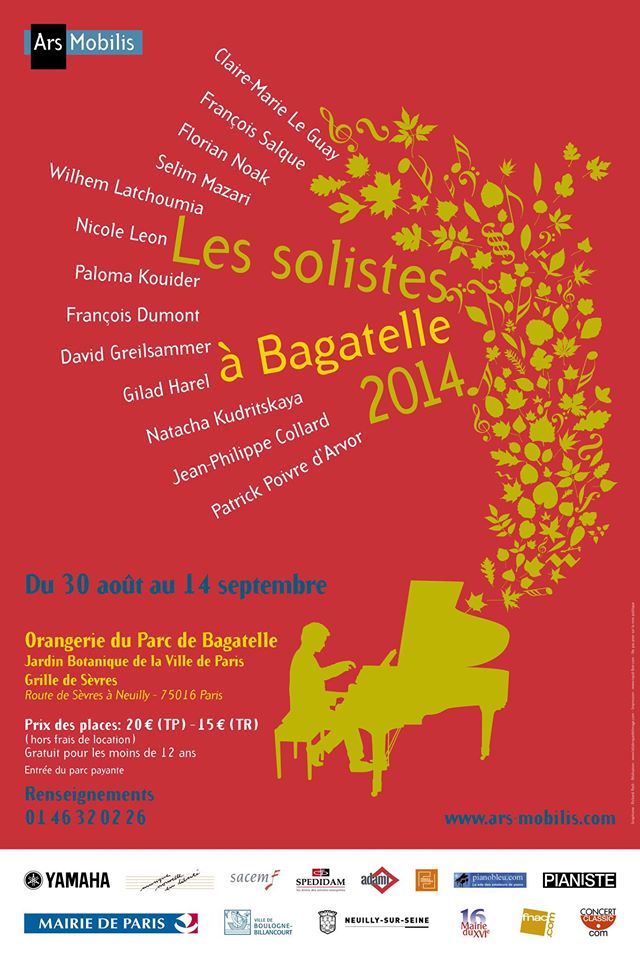 Festival des Solistes à Bagatelle 2014