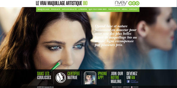 Nvey Eco : le maquillage artistique bio
