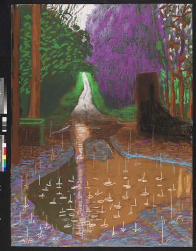 Exposition : David Hockney, The Arrival of Spring