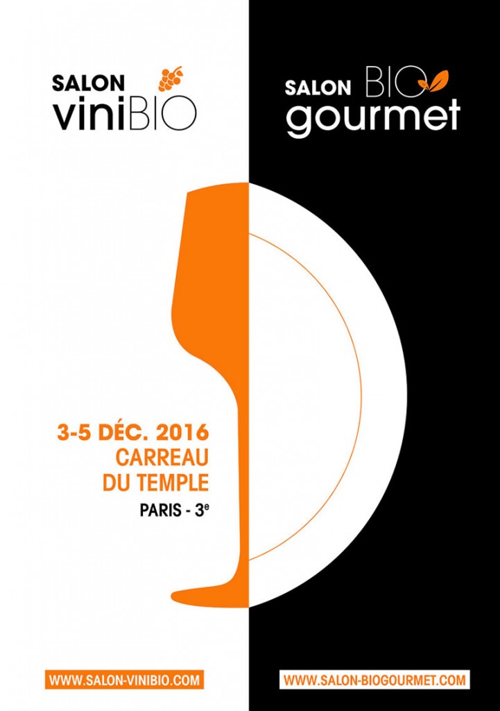 affiche-salons-vinibio-biogourmet-carreau-du-temple-green-hotels-paris-eiffel-trocadero-gavarni