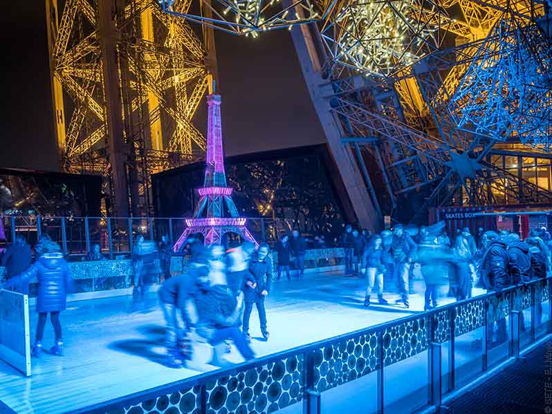 Patinoire de la tour Eiffel : le hockey sur glace à l’honneur cette année !