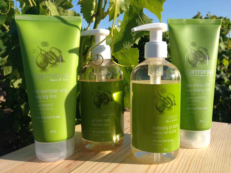 Sarmance: organic cosmetics made of vines