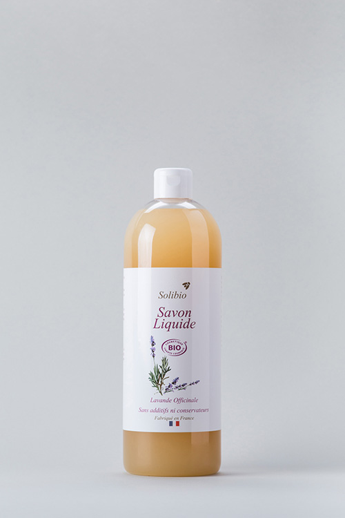 Savon liquide neutre bébé bio - 500mL - Solibio