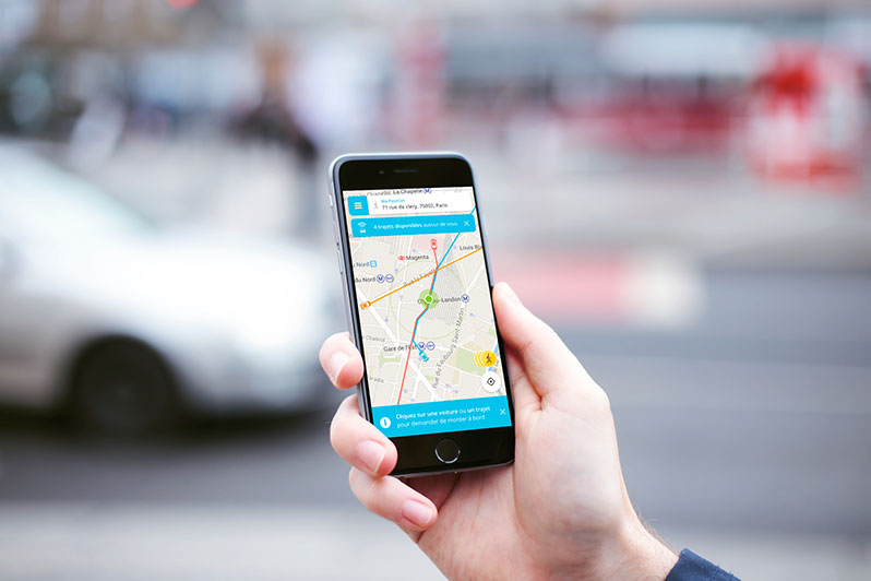 OuiHop’: the app for real-time carpooling