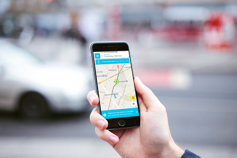 OuiHop’ : l’application dédiée au covoiturage en temps réel