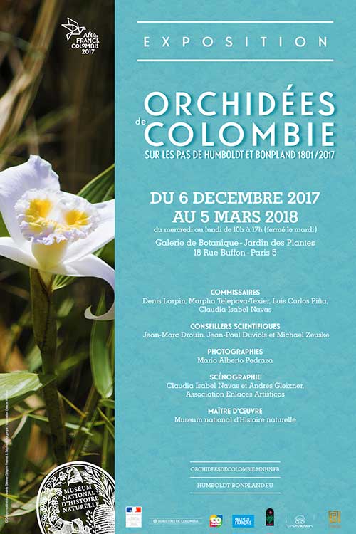 Exhibition: Orchidées de Colombie, sur les pas de Humboldt et Bonpland