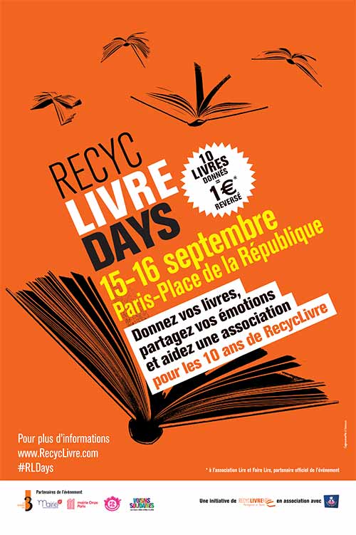 The 3rd edition of RecycLivreDays at the place de la République