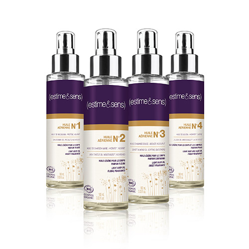 Estime&Sens launches 4 new organic body oils