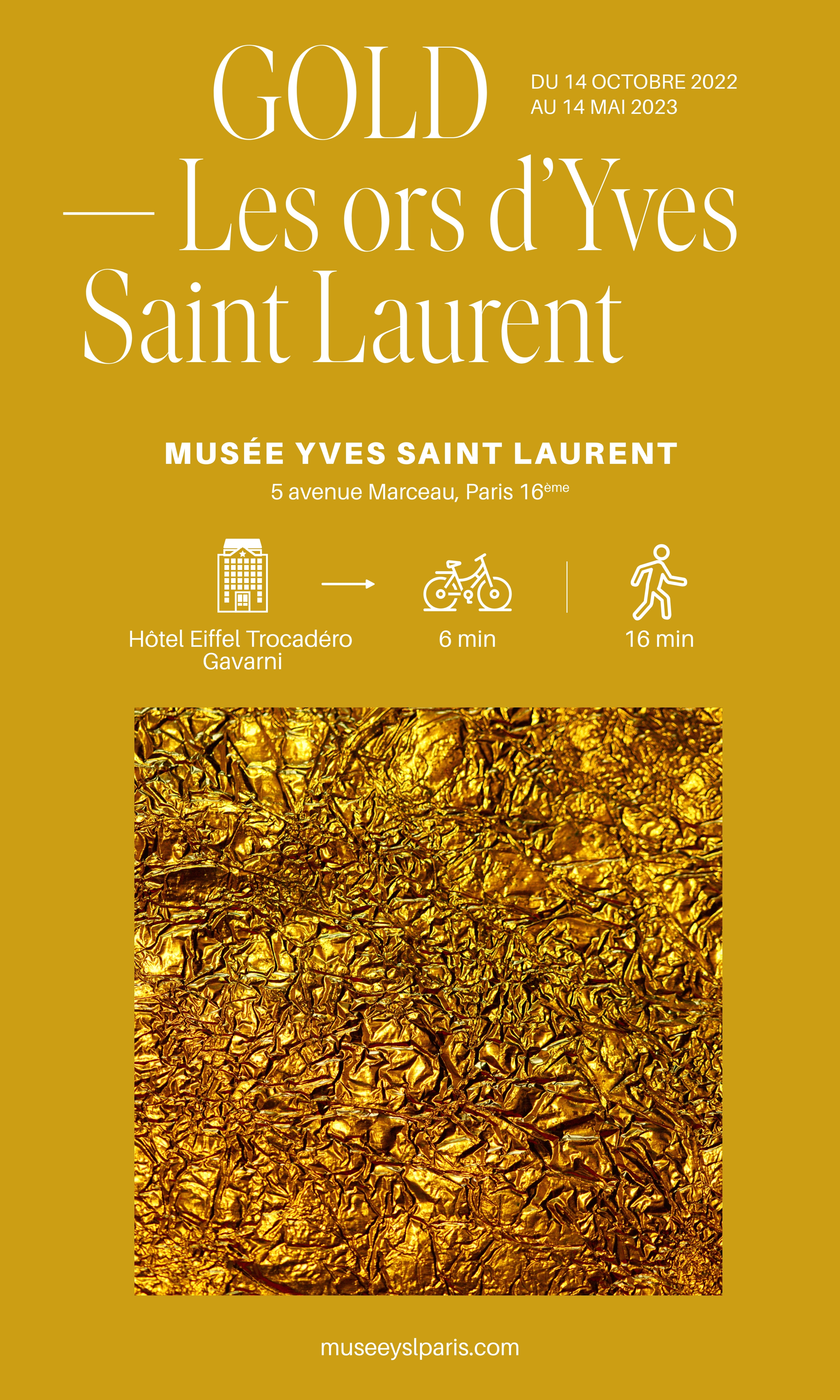 GOLD – Les ors d’Yves Saint Laurent