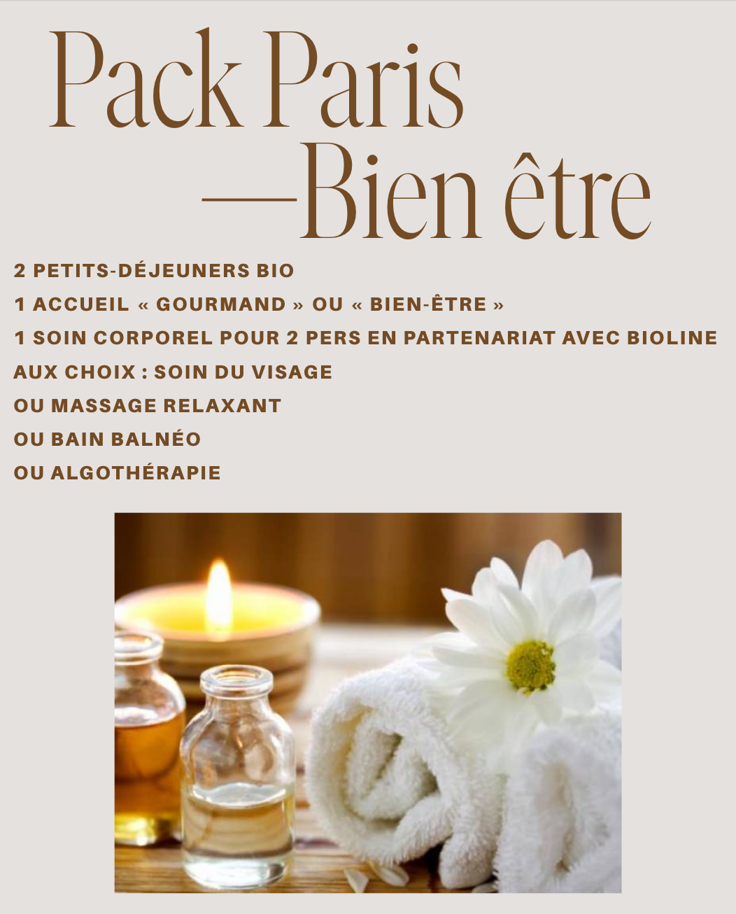 Our Wellness Paris Package