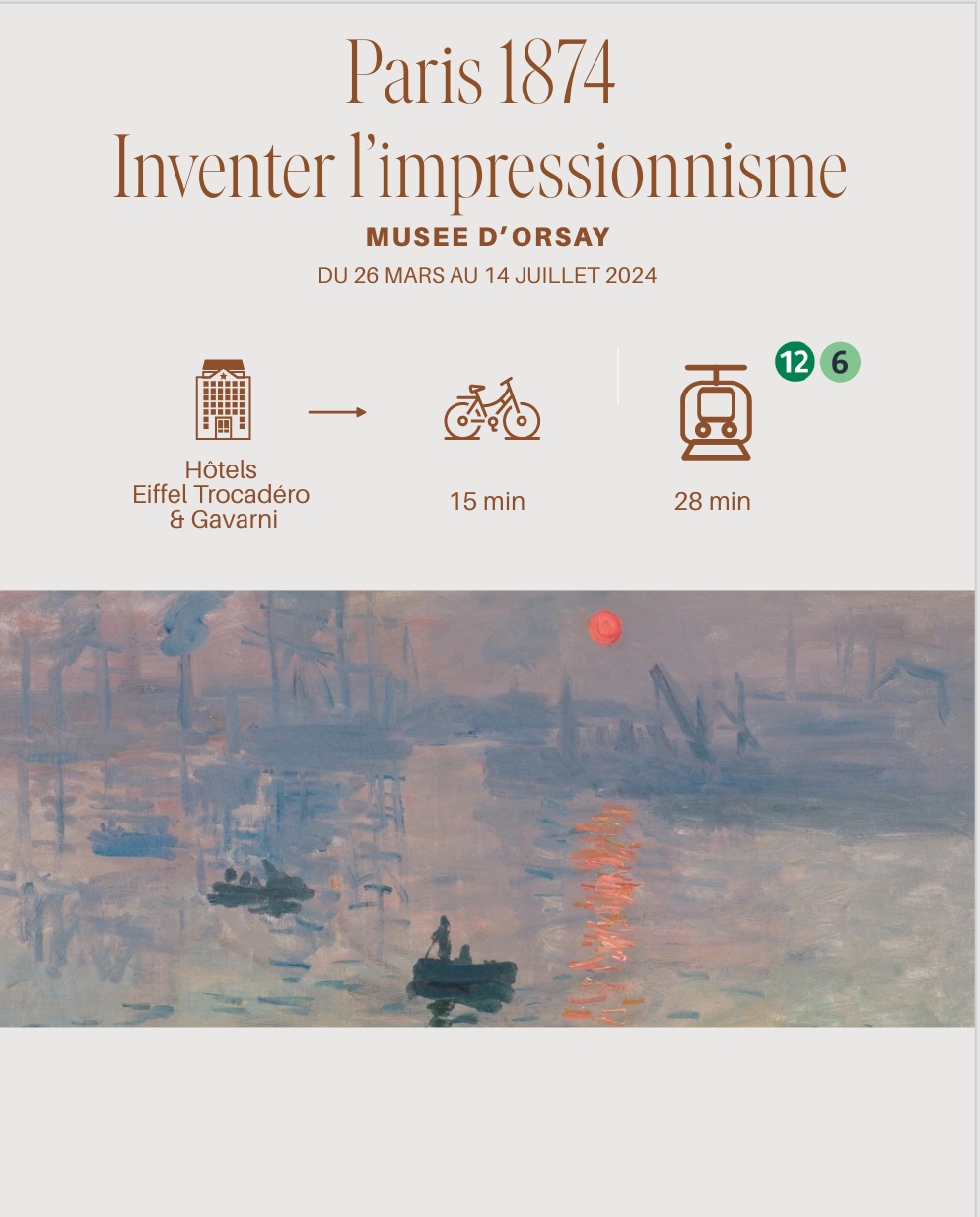 Paris 1874. Inventer l’impressionnisme.