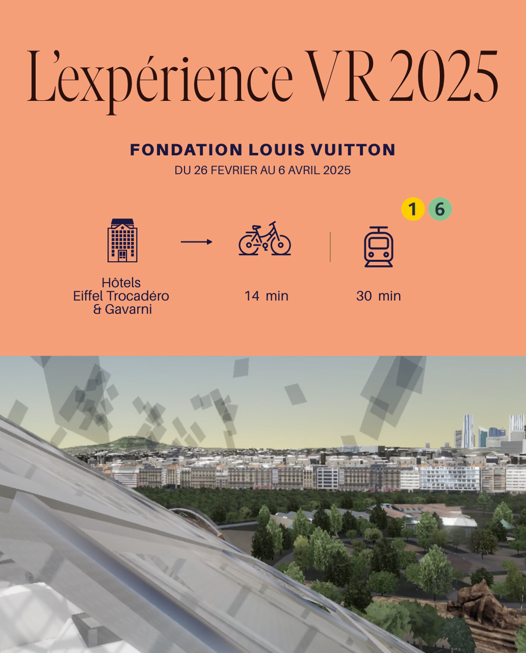 Expérience VR 2025 à la Fondation Louis Vuitton