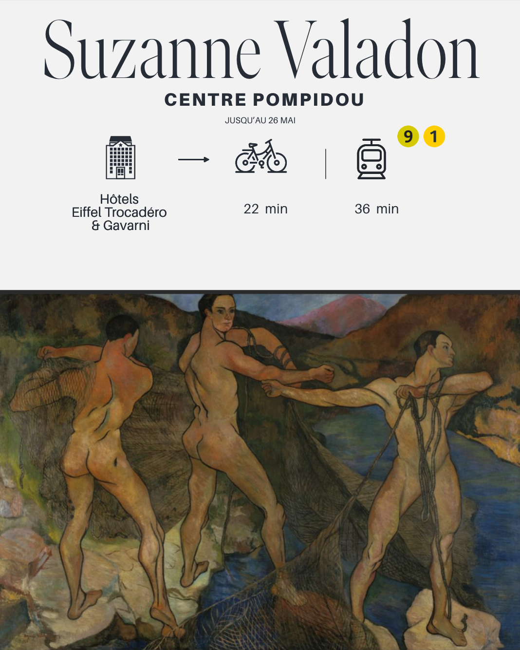 Découvrez l’Exposition Suzanne Valadon au Centre Pompidou !