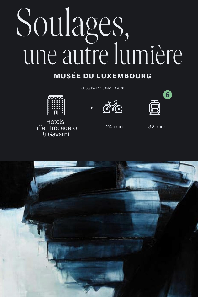 Expo Soulages au Musée du Luxembourg