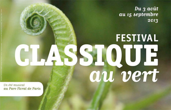 Festival : Classique au Vert au Parc Floral de Paris