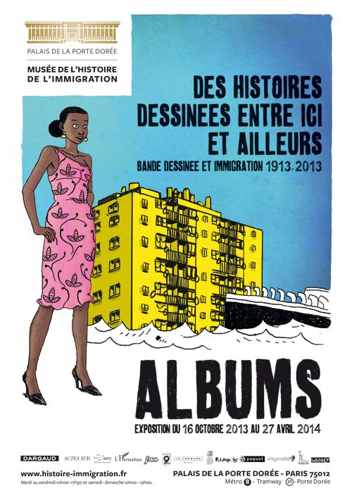 Exposition : Albums – Bande dessinée et immigration de 1913 à 2013