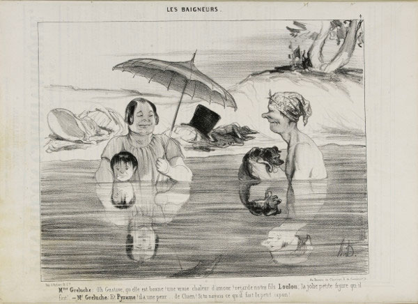Exposition : Plages à Paris selon Daumier