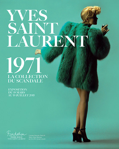 Exposition : Yves Saint Laurent 1971, la collection du scandale
