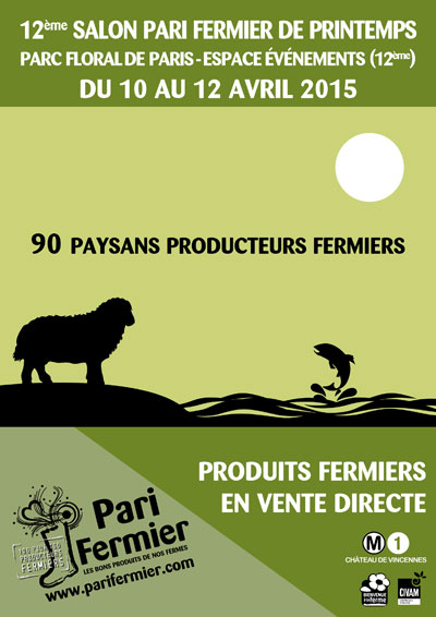 12ème édition du Salon Pari fermier de Printemps !