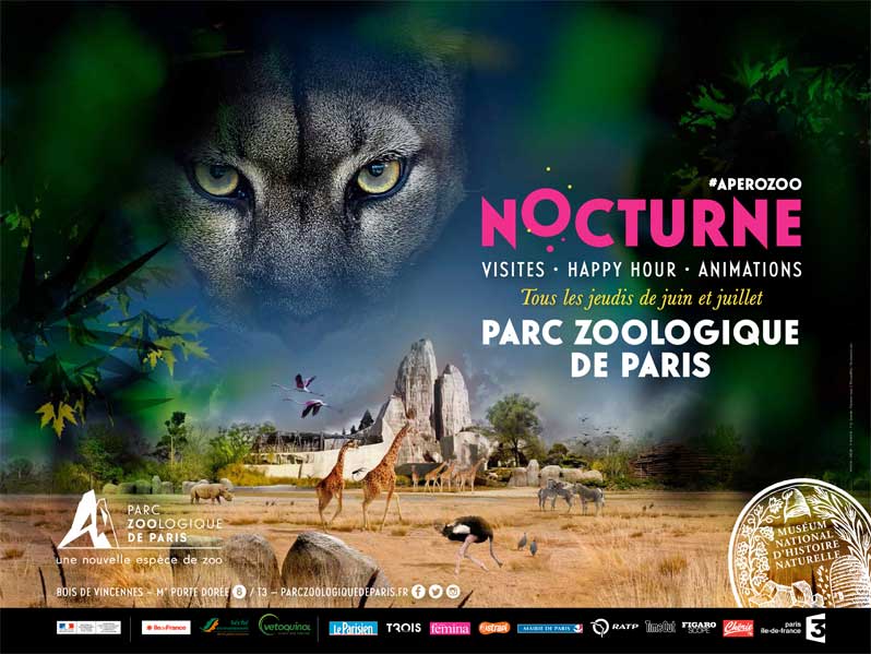 Vincennes Zoo welcomes its visitors in nocturnal!