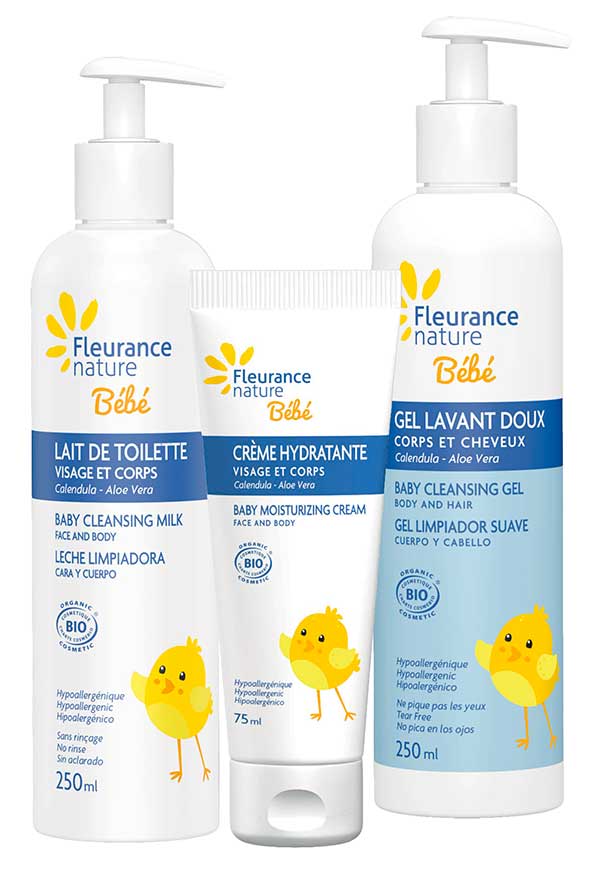 Fleurance Nature launches its range of organic care for babies