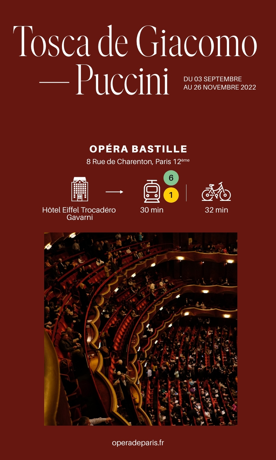 Tosca De Giacomo Puccini – Opéra